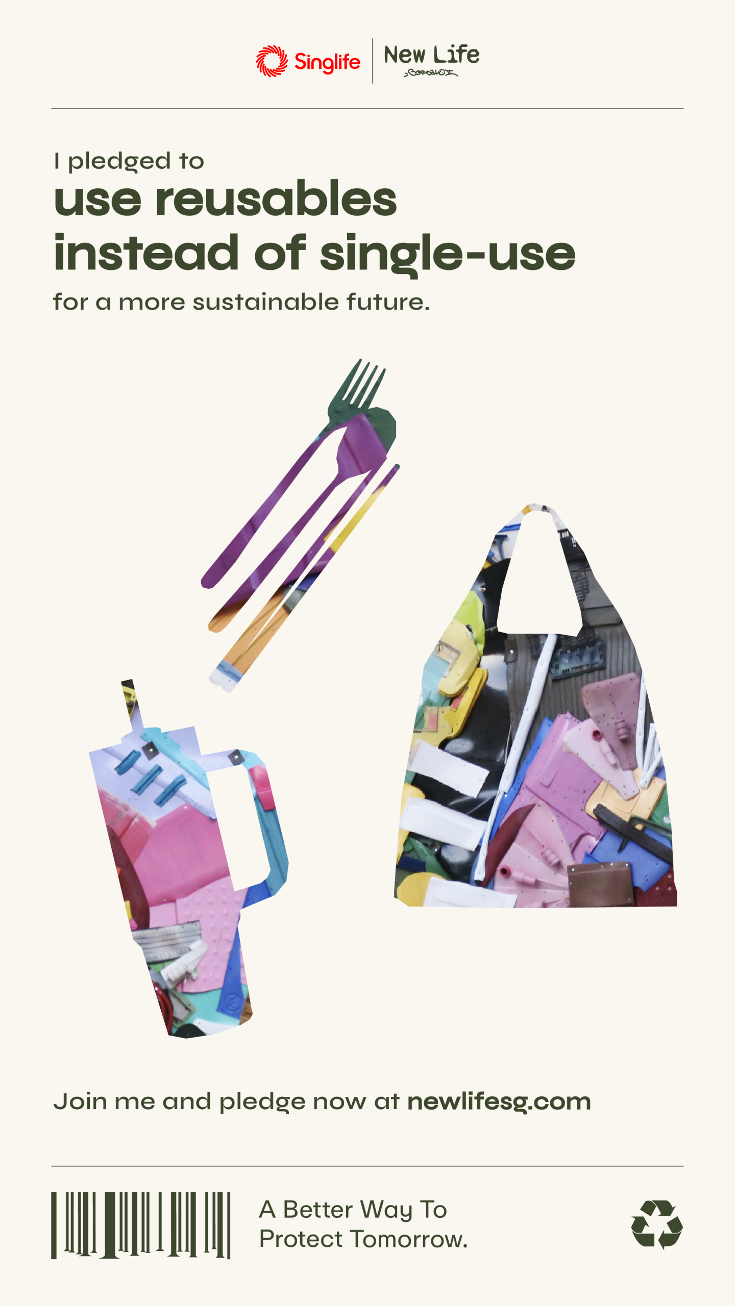 use reusables instead of single use